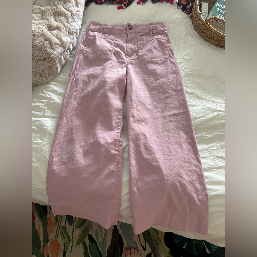 Colette wide leg cropped Anthropologie pant!